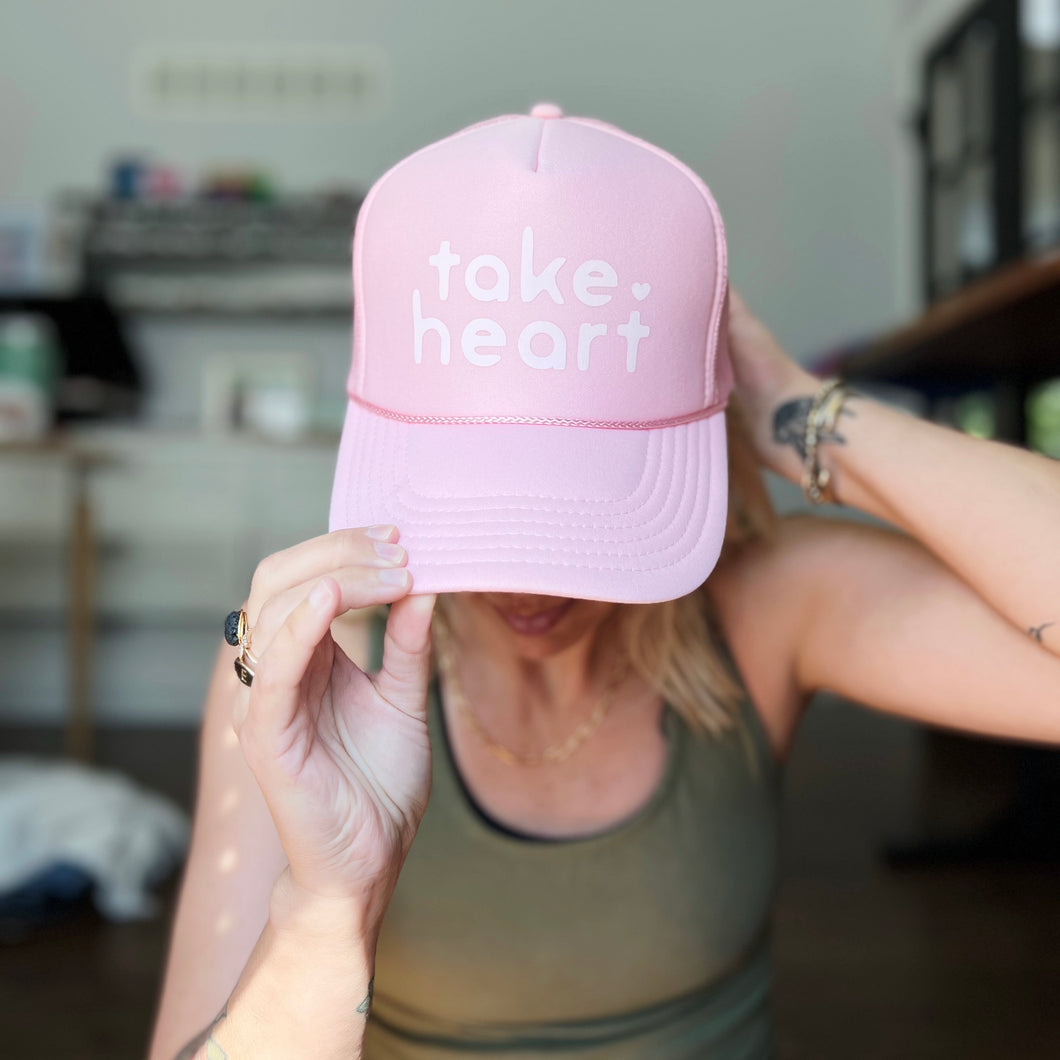 Take Heart Light Pink Hat