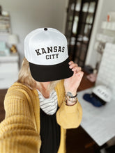 Load image into Gallery viewer, Black &amp; White Kansas City Hat
