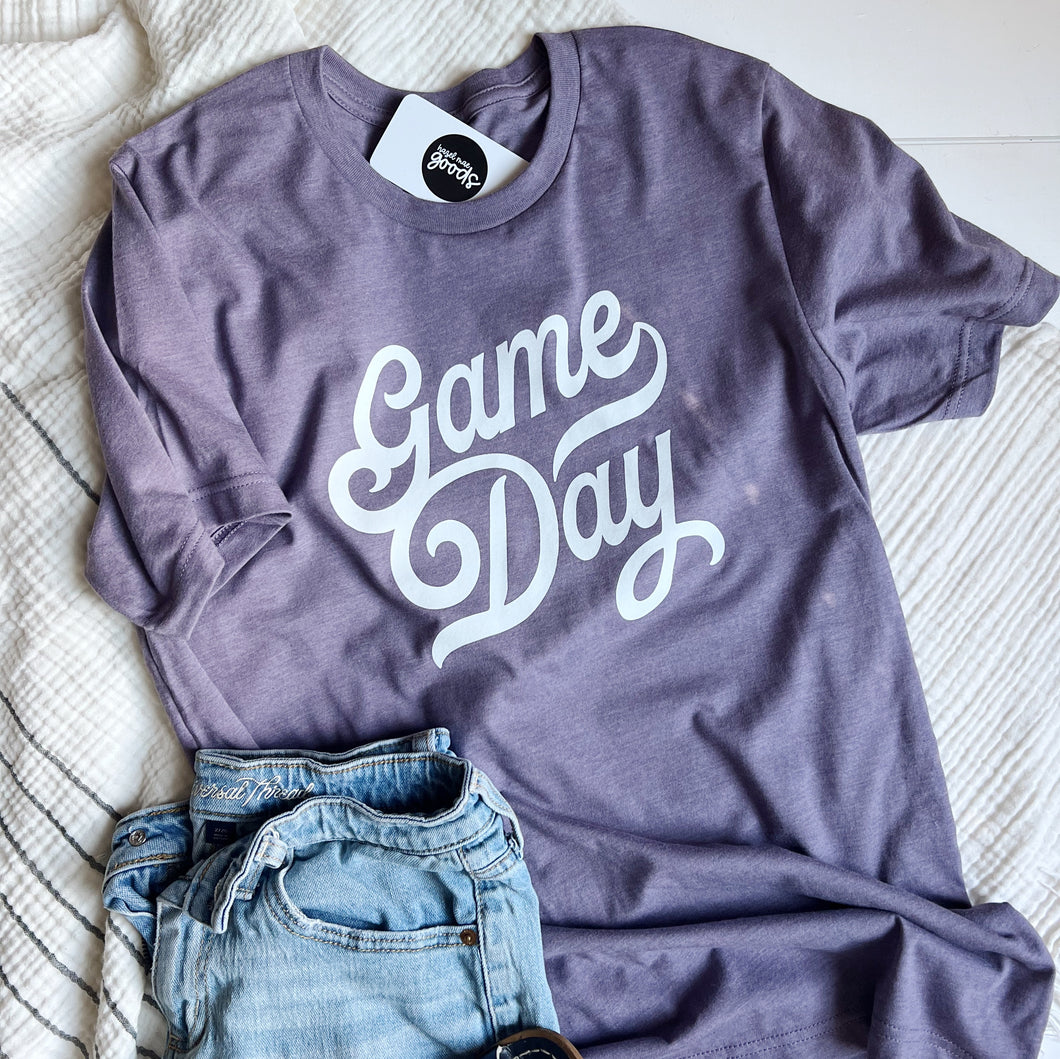 Plum Game Day Tee